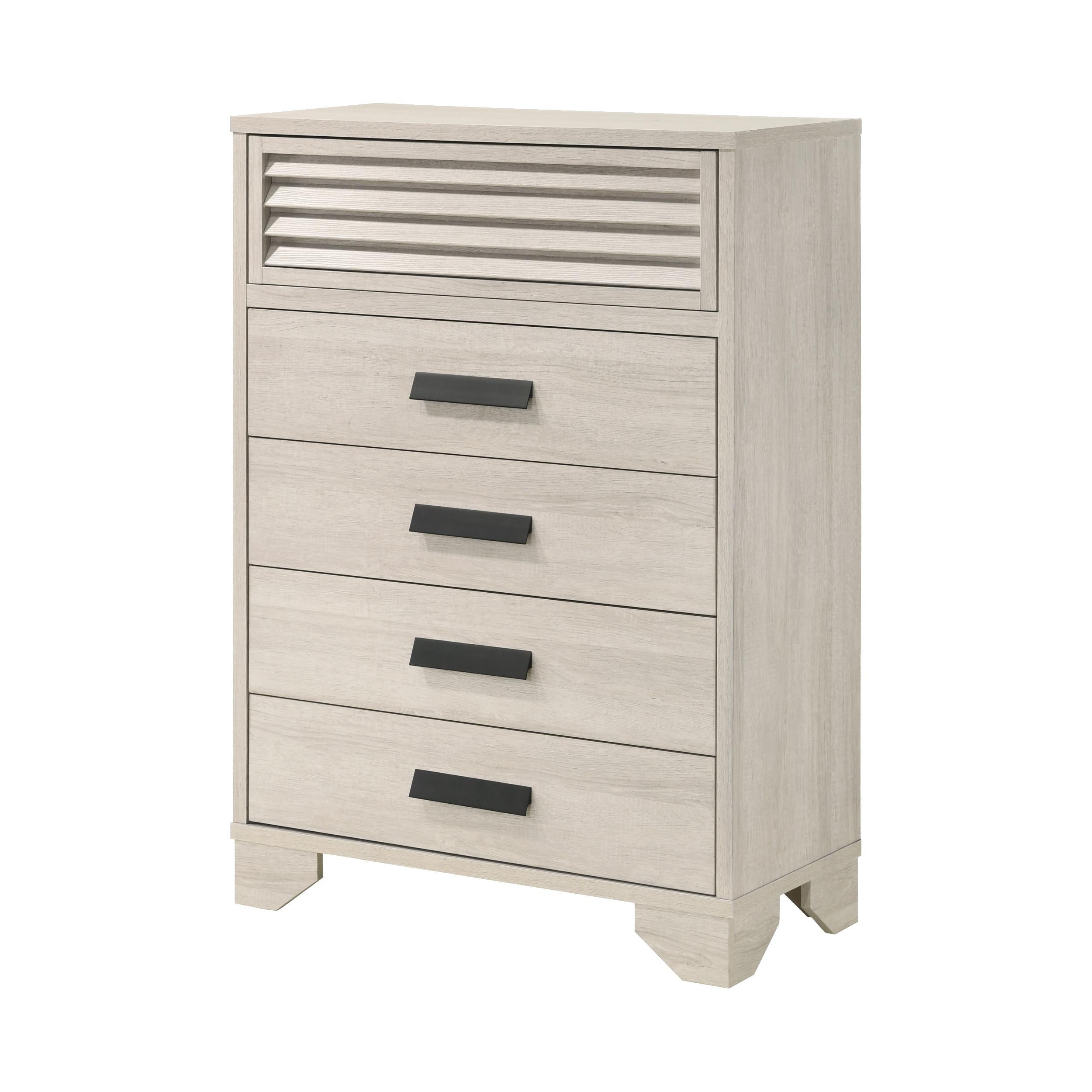 Crown Mark Sarter B4740-4 Chest - White IMAGE 1
